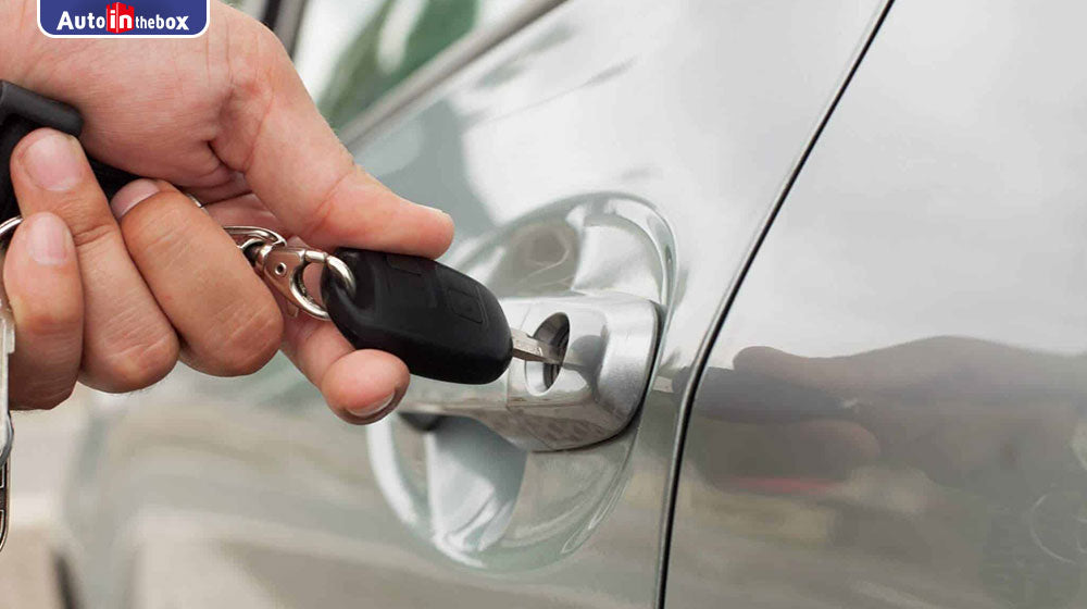 The correct and effective lubrication of car door locks