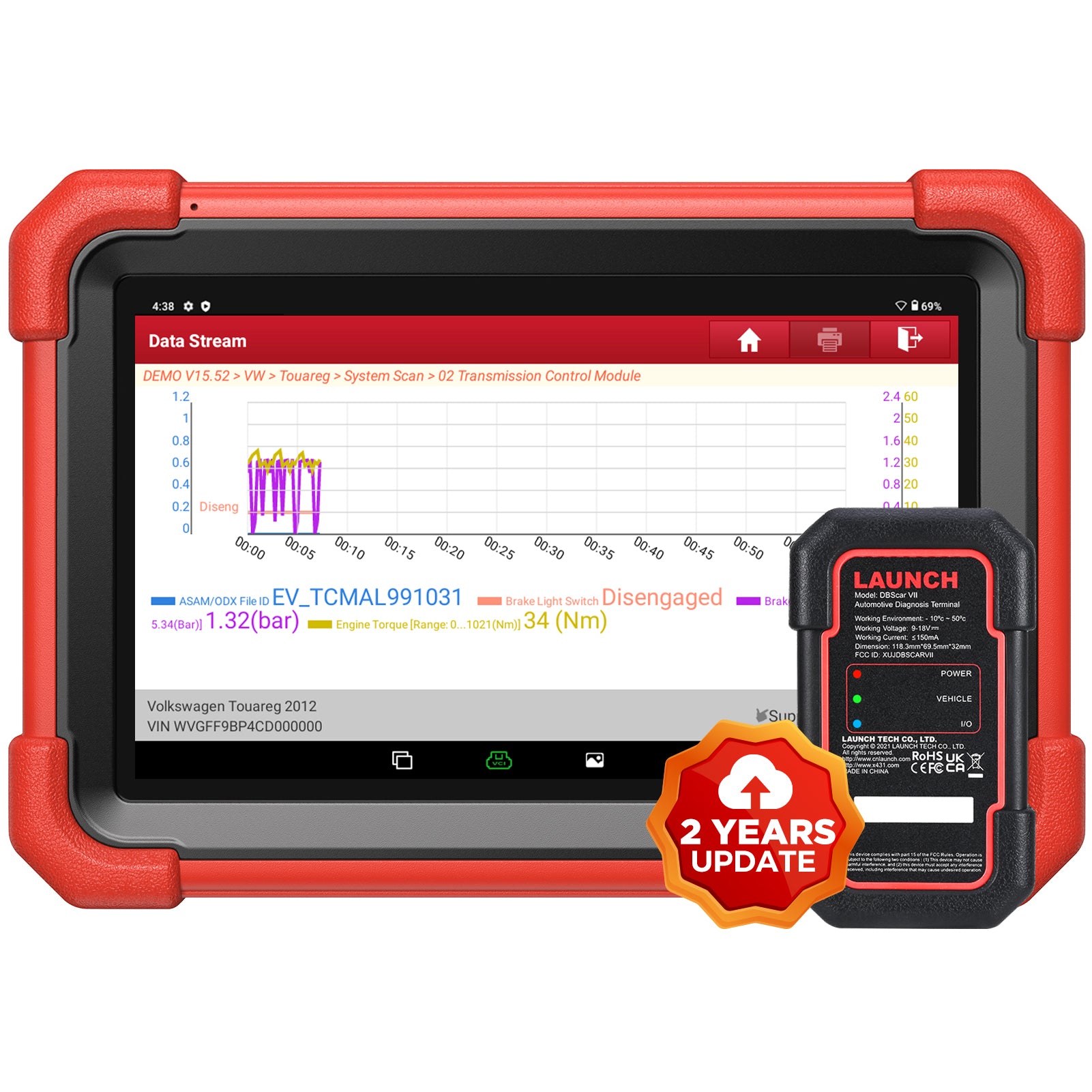 Launch جهاز فحص ثنائي الاتجاه X431 CRP919XBT 2026 مع رموز وحدة التحكم الإلكترونية، وCANFD وDoIP، وجهاز تشخيص أعطال السيارات لاسلكيًا لكامل النظام، وFCA AutoAuth، وVAG Guided، وأكثر من 35 عملية إعادة ضبط، وتحديث مجاني لمدة عامين، وهو نسخة مطورة من CRP919X