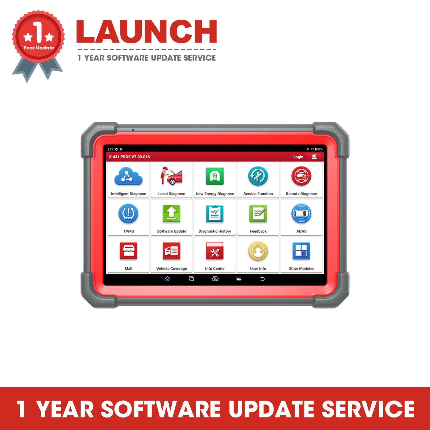 Launch X431 Pro5 One Year Software Update Service