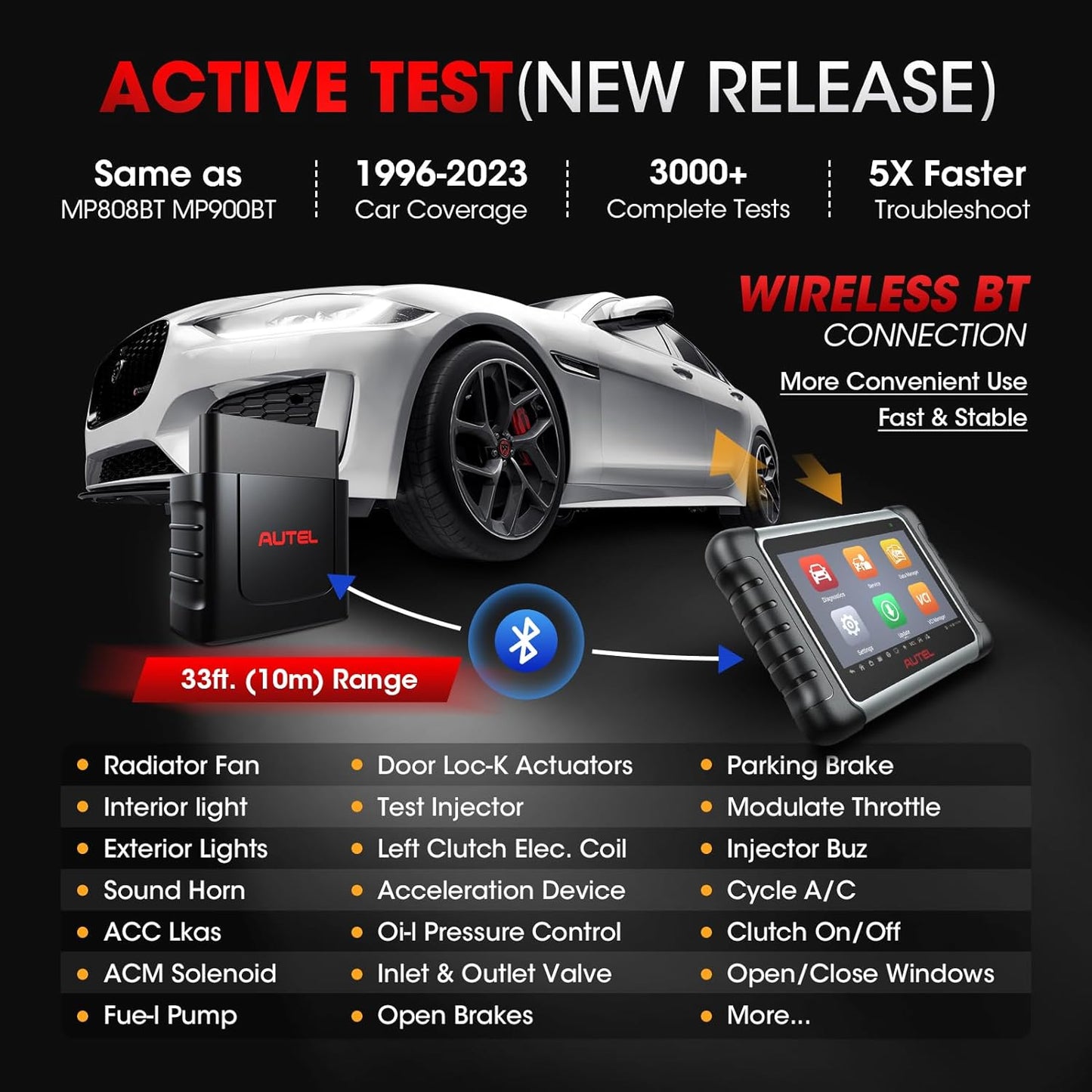 Autel MaxiCOM MK808K-BT