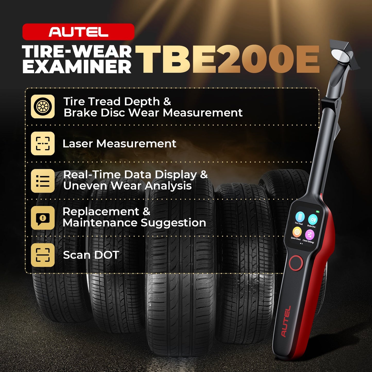 Autel MaxiTPMS TBE200(E) Tire Tester