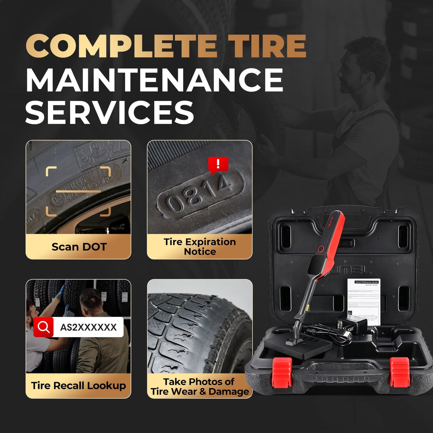 Autel MaxiTPMS TBE200(E) Tire Tester