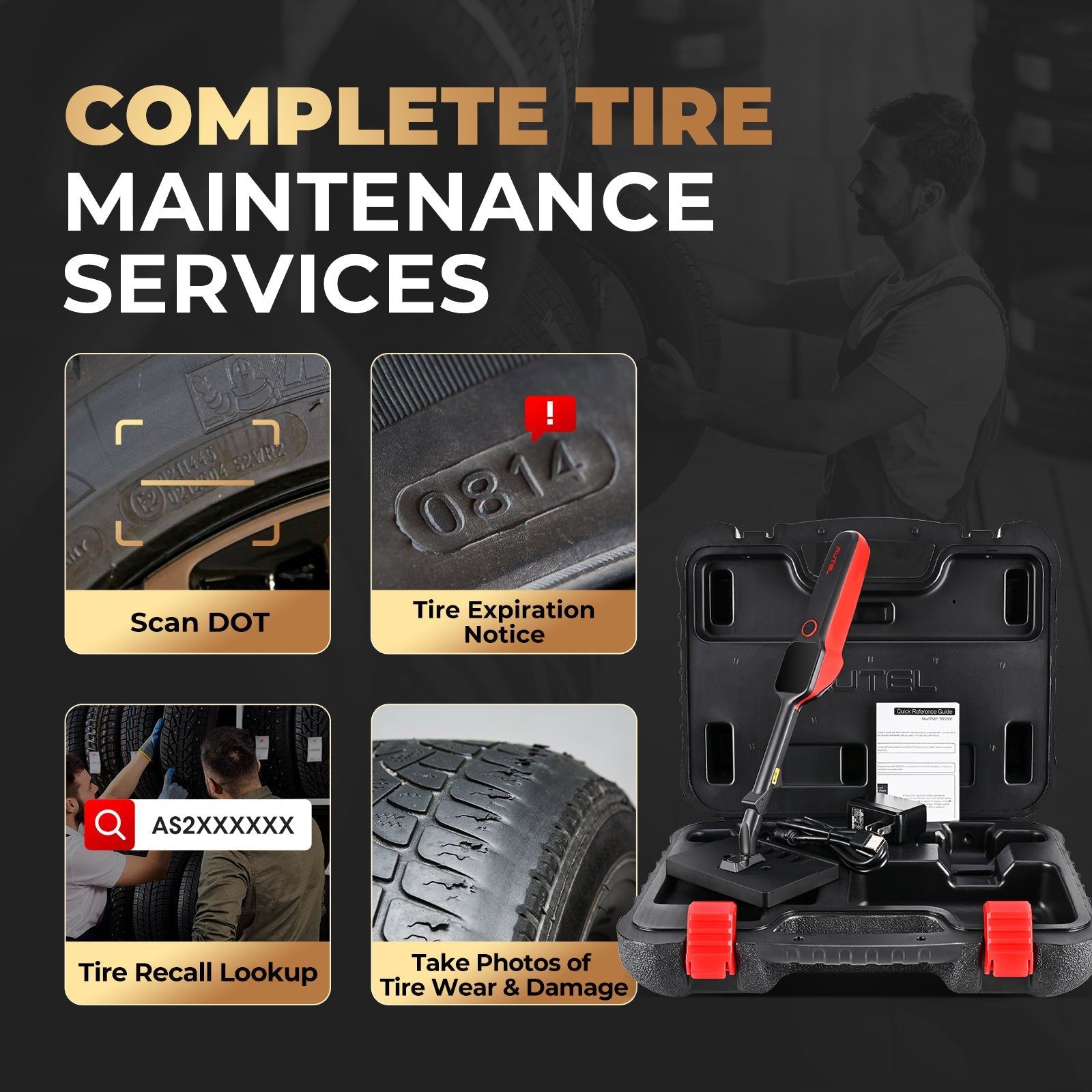 Autel MaxiTPMS TBE200(E) Tire Tester